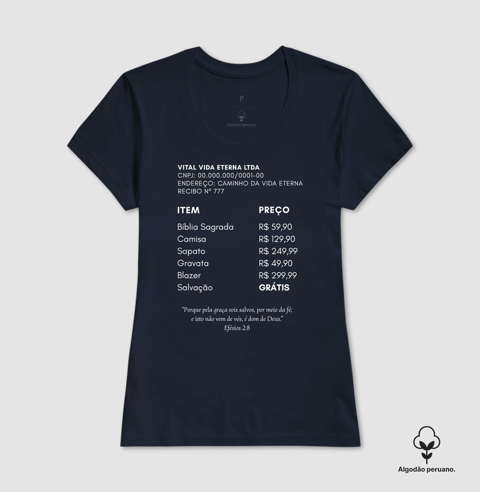 Salvação Grátis [Algodão Peruano]