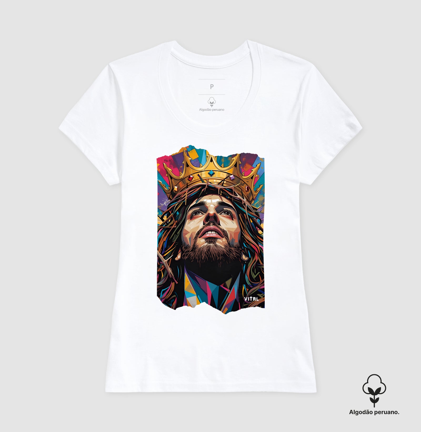 Jesus The King [Algodão Peruano]
