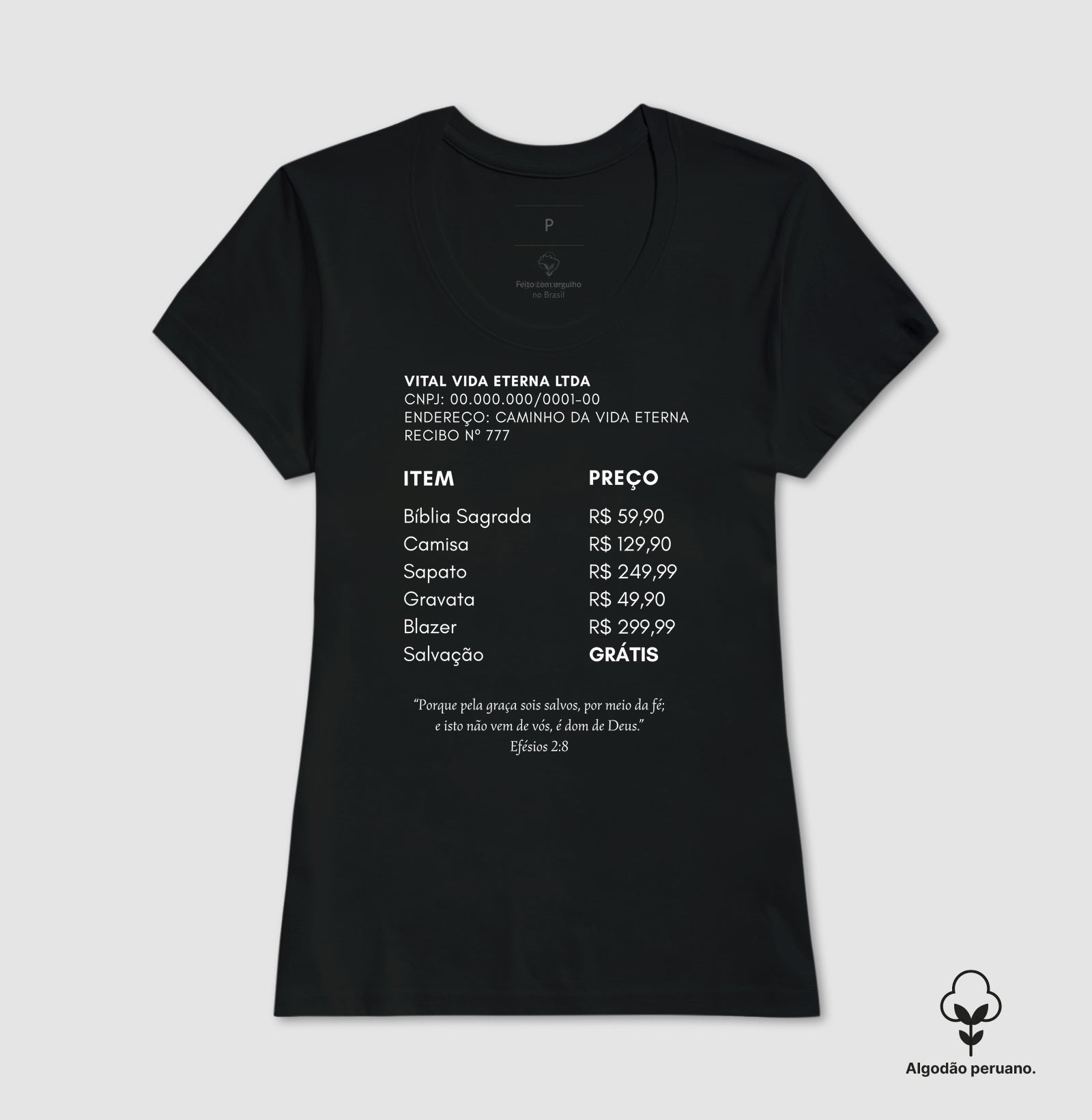 Salvação Grátis [Algodão Peruano]