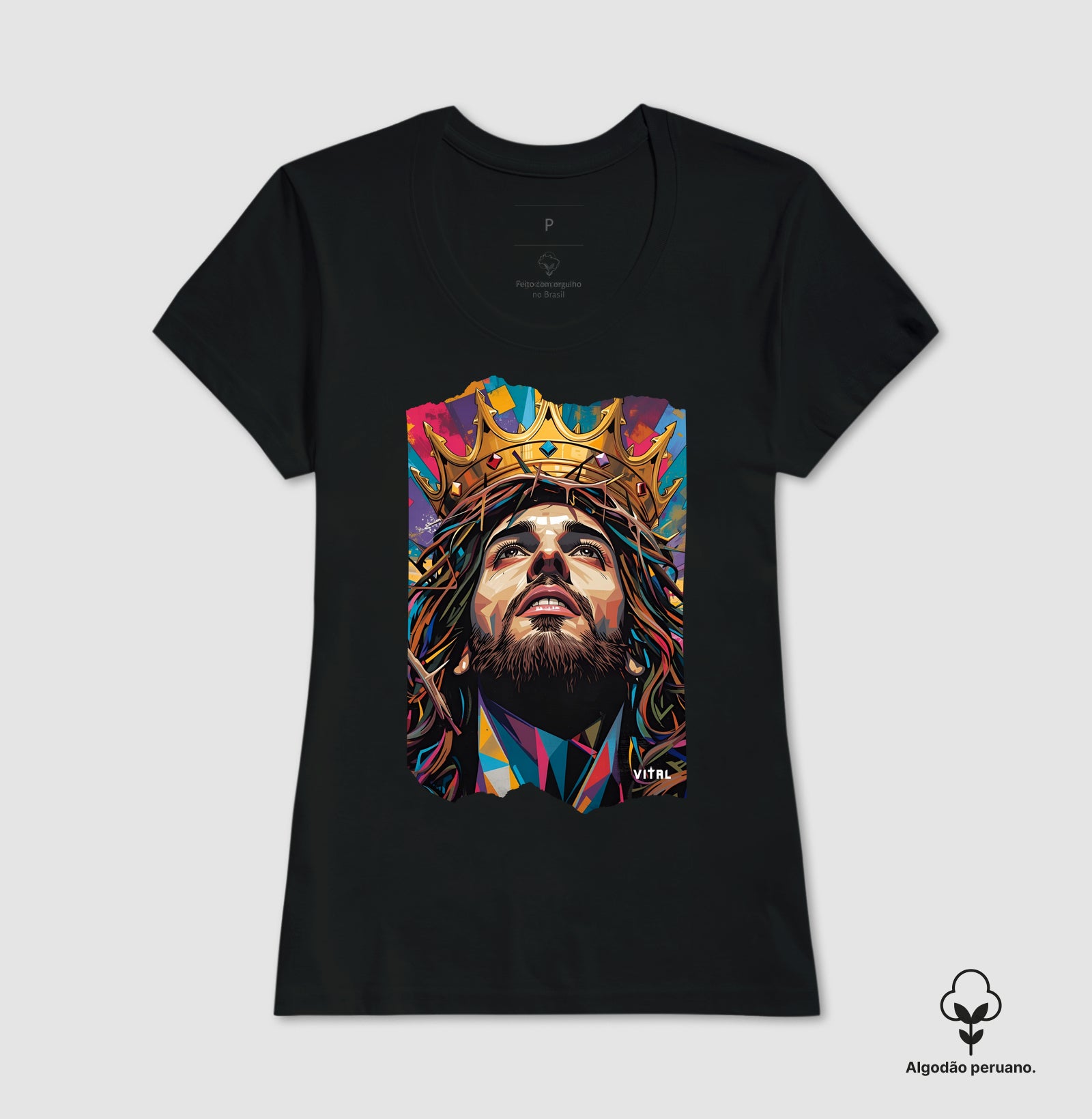Jesus The King [Algodão Peruano]