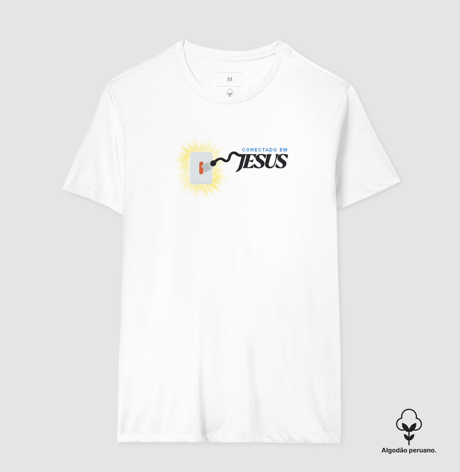 Conectado em Jesus [Algodão Peruano]