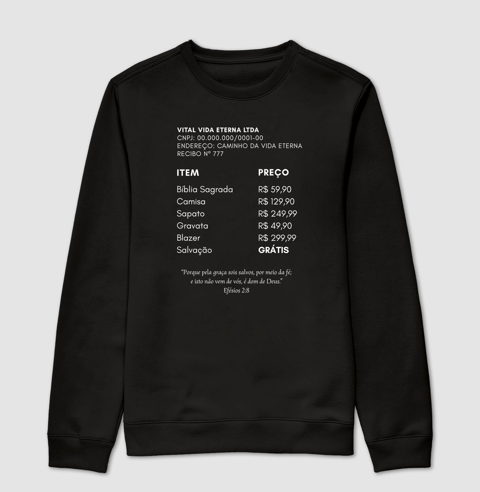 Suéter Salvação Grátis