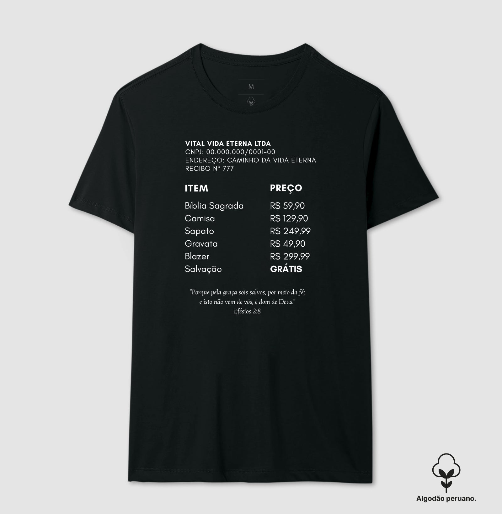 Salvação Grátis [Algodão Peruano]