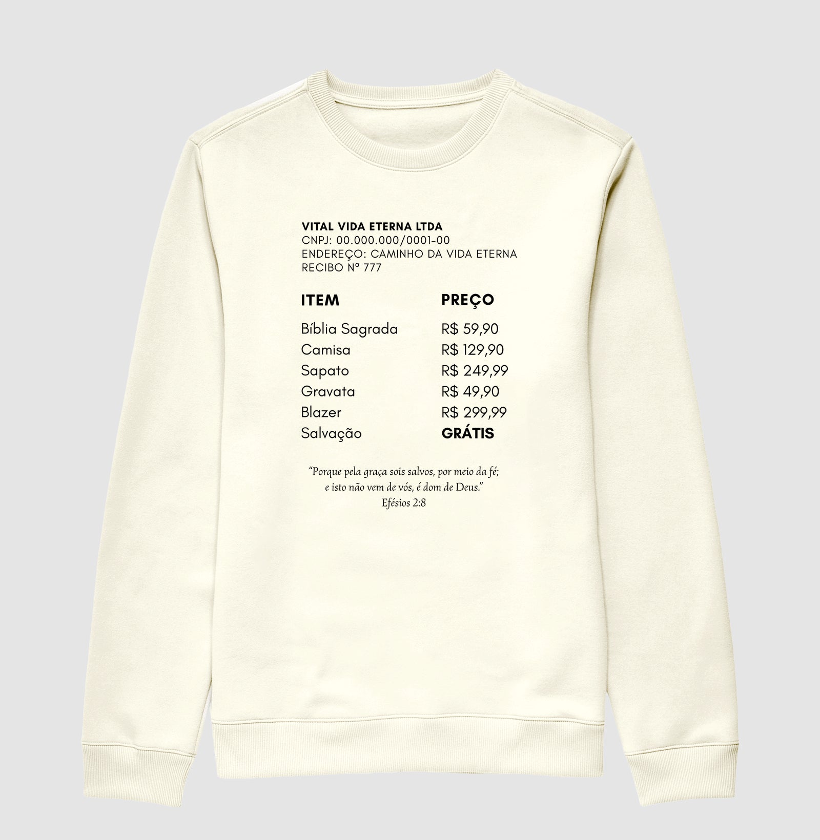 Suéter Salvação Grátis